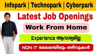 Infopark  Cyberpark  Technopark  Latest Jobs  Work from Home jobs 2024 Malayalam  Jobhunter [upl. by Pinto]