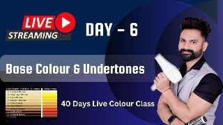 Day  6  Base Colour  Undertones  ICC chart  Pigmentation  Live Colour Class  Hair Colour [upl. by Fairleigh]