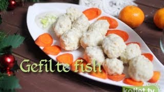 Gefilte fish rybne pulpeciki  KotletTV [upl. by Ecnerwaled]