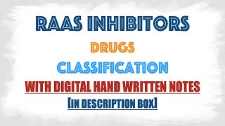 RAASRenin angiotensin aldosterone system inhibitor drugs with mnemonic and mechanism in details [upl. by Hakym]