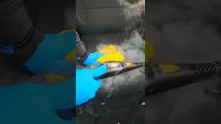 Steam Cleaning Car Seats [upl. by Anaoy]