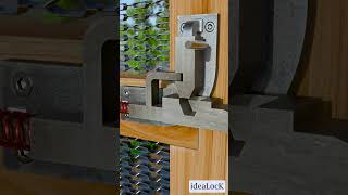 Automatic latch for sliding gates latch shorts [upl. by Godiva]