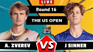 🔴Live SINNER vs ZVEREV • US Open 2023 R4 [upl. by Ocin]