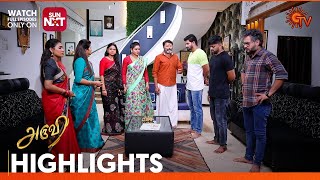 Aruvi  Highlights  11 April 2024  Tamil Serial  Sun TV [upl. by Ahseenal711]