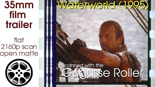 Waterworld 1995 35mm film trailer flat open matte 2160p [upl. by Lehacim]