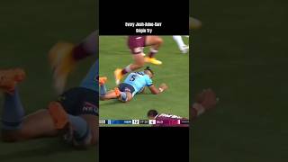 Josh AddoCarr every Stage of Origin Try rugbyfootball [upl. by Gintz]