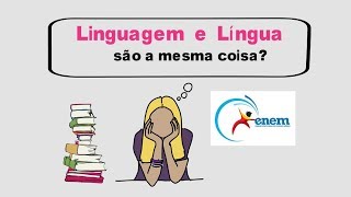 LÍNGUA e LINGUAGEM  Fácil de Aprender  Enem 2019 I Português Online [upl. by Ehttam]