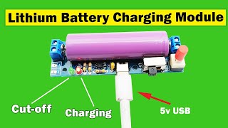 18650 Lithium Battery Charging Module DC 37V Li Ion Battery Module [upl. by Pulling]