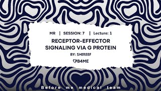 MR S7L1  ReceptorEffector Signalling Via G Proteins [upl. by Asteria56]