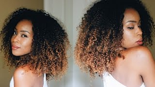 The Most NATURAL LOOKING KINKY CURLY WEAVE  Queen Weave Beauty Review [upl. by Ayekahs]