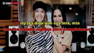 NATTI NATASHA KANY GARCIA SOY MIA KARAOKE DJ RAMCAL [upl. by Irneh68]