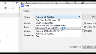 How to add print to pdf in printer list options [upl. by Orran460]