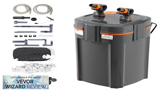 VEVOR Aquarium Filter 660GPH 5Stage Canister Filter 235 Gallon UltraQuiet Internal Review [upl. by Suissac]