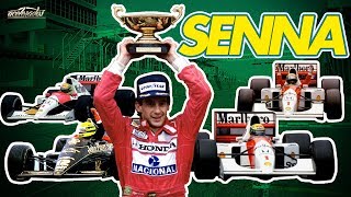 Top6 as melhores corridas de Ayrton Senna  AceleLista Especial Senna 25 anos 60  Acelerados [upl. by Llewsor]