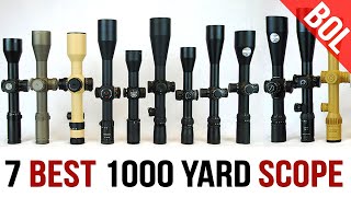 Top 7 Best 1000 Yard Scope For The Money [upl. by Lumbye]