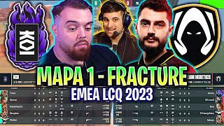 IBAI CASTEA A KOI CONTRA MIXWELL  HERETICS vs KOI MAPA 1 VCT LAST CHANCE QUALIFIER 2023 ESPAÑOL [upl. by Oiram170]