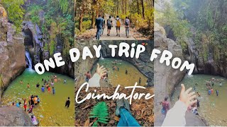 🏝️keralamkundu water falls 4K🎥 One day Trip from Coimbatore🏍️ coimbatoretouristplaces onedaytrip [upl. by Adalheid719]