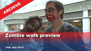 IoM TV archive Zombie walk preview 1472014 [upl. by Trista60]