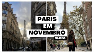 Visitamos Paris em Novembro 🤩  VLOG 1 [upl. by Ines]