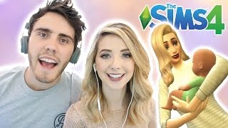 HAVING OUR BABY  Zalfie Sims 4 14 [upl. by Attenej379]