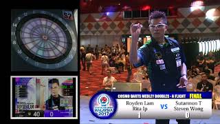 DARTSLIVE OPEN 2017 MALAYSIA  COSMO DARTS MEDLEY DOUBLES A FLIGHT FINAL [upl. by Erb205]