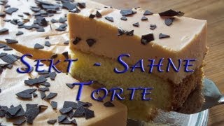 Sekt Sahne Torte schmeckt an jedem Feiertag [upl. by Porush]