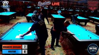 BCA Las Vegas 9Ball Day one Match 1 Breakers Brigade [upl. by Atteloj]