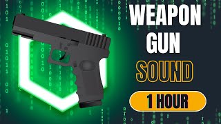 Weapon Gun Sound Effect🎧 Gun Shot Sounds Effect Loud🎧😴 1 Hour [upl. by Engamrahc]