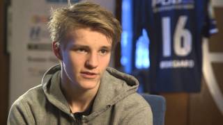 Martin Ødegaard om hvordan bli god [upl. by Zehe760]