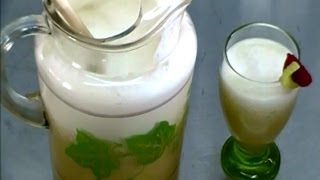 Agua fresca de piña con apio y un toque de limón RecetasdeLuzMa [upl. by Aisatal]