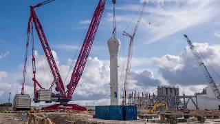 LR 13000 reactor installation  Standing tall to streamline lifts [upl. by Kathlene]