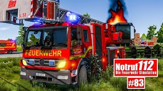 NOTRUF 112 83 Der MÄHDRESCHER brennt I FeuerwehrSimulation [upl. by Yknip908]