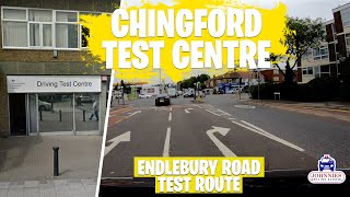 CHINGFORD TEST ROUTE  ENDLEBURY ROAD  CHINGFORD DRIVING TEST CENTRE [upl. by Iba817]