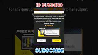 Free Fire Id Ban For Susbend  2024  How To Unban Free Fire Accountshorts viral ffban shortfeed [upl. by Kylie832]