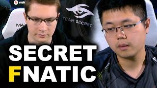 SECRET vs FNATIC  PUPPEY vs EE EPIC GAME  ESL KATOWICE MAJOR DOTA 2 [upl. by Olsen]