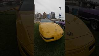 Yellow Corvette Chevrolet corvette chevrolet automobile car americancarshow [upl. by Essined]