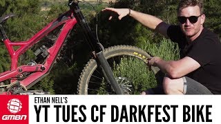 Ethan Nell’s YT Tues CF DarkFEST Bike  GMBN Pro Bikes [upl. by Annhoj]