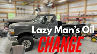 Change the Oil in my 1994 F350 58 liter 351 w Me [upl. by Celestina]