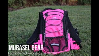 MUBASEL GEAR HYDRATION PACK COMES WITH BLADDER [upl. by Dagnah]