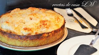 PASTEL DE COLIFLOR GRATINADA RECETA FÁCIL [upl. by Nij]