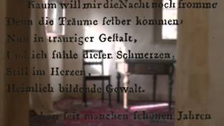 An Mignon Goethe aus JFr Reichardt Lieder von Liebe und von der Einsamkeit [upl. by Medea7]