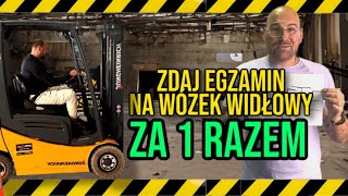 Zdaj egzamin UDT na wózek jezdniowy Nie daj się zaskoczyć [upl. by Elenaj]