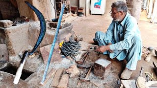 Skilled machinists set up their own inhouse setup to make the entire workshop a handcutting sickle [upl. by Millie]