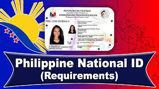 Philippine National ID – Requirements 2024 🇵🇭 [upl. by Ausoj]