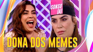 NAIARA AZEVEDO DESCOBRE QUE VIROU A RAINHA DOS MEMES NO BBB 😂💕  BATEPAPO BBB  BBB 22 [upl. by Arbed]