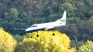 Bemidji Aviation Services Fairchild SA227AC Metro III N611BA Windy Landing  Minneapolis [upl. by Tterej104]