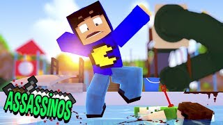 Minecraft MORTE NO PARQUE AQUÁTICO Assassinos [upl. by Fuhrman854]