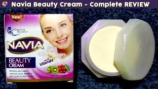 Navia Beauty Cream Review Benefits Uses Price Side Effects  Face Care Whitening Oily Dry Skin [upl. by Trish12]