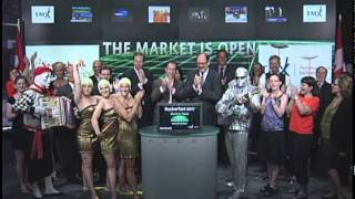 Buskerfest opens Toronto Stock Exchange August 24 2011 [upl. by Proctor]