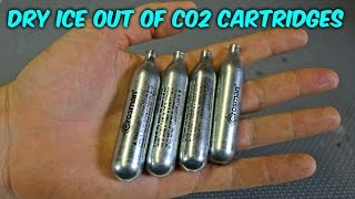 Can You Make Dry Ice Out Of CO2 Cartridges [upl. by Euqirrne]